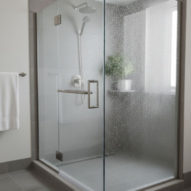 Shower Window Installation detail